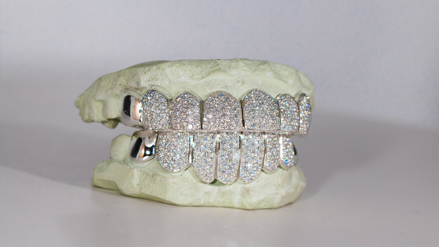 End Cap VVS Moissanite Diamond Grillz