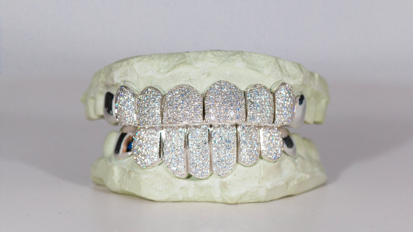 End Cap VVS Moissanite Diamond Grillz