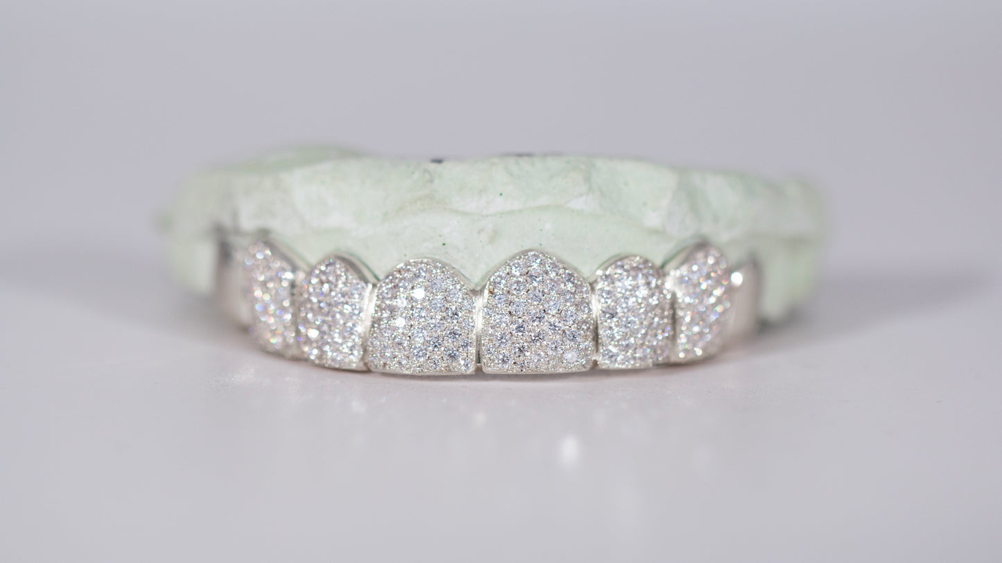 End Cap VVS Moissanite Diamond Grillz