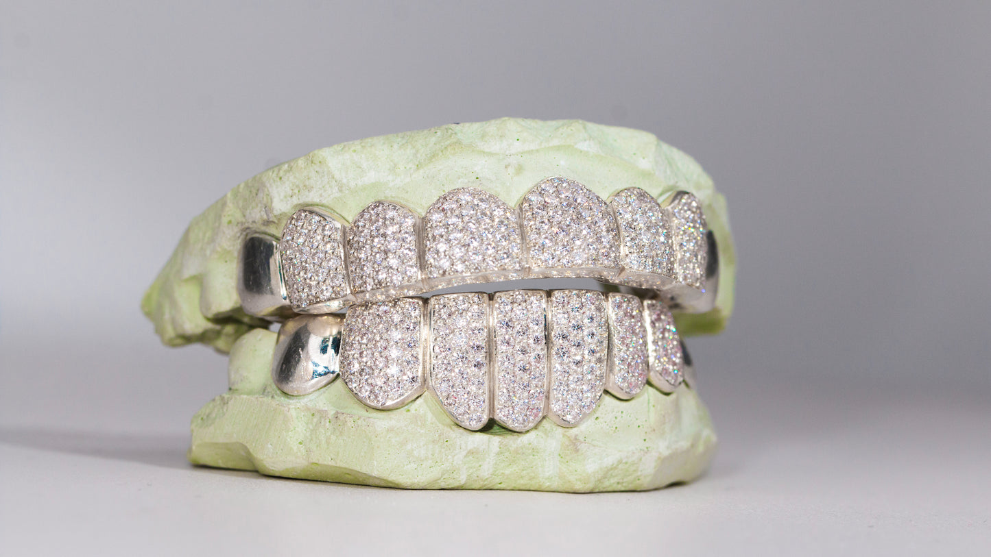 End Cap VVS Moissanite Diamond Grillz