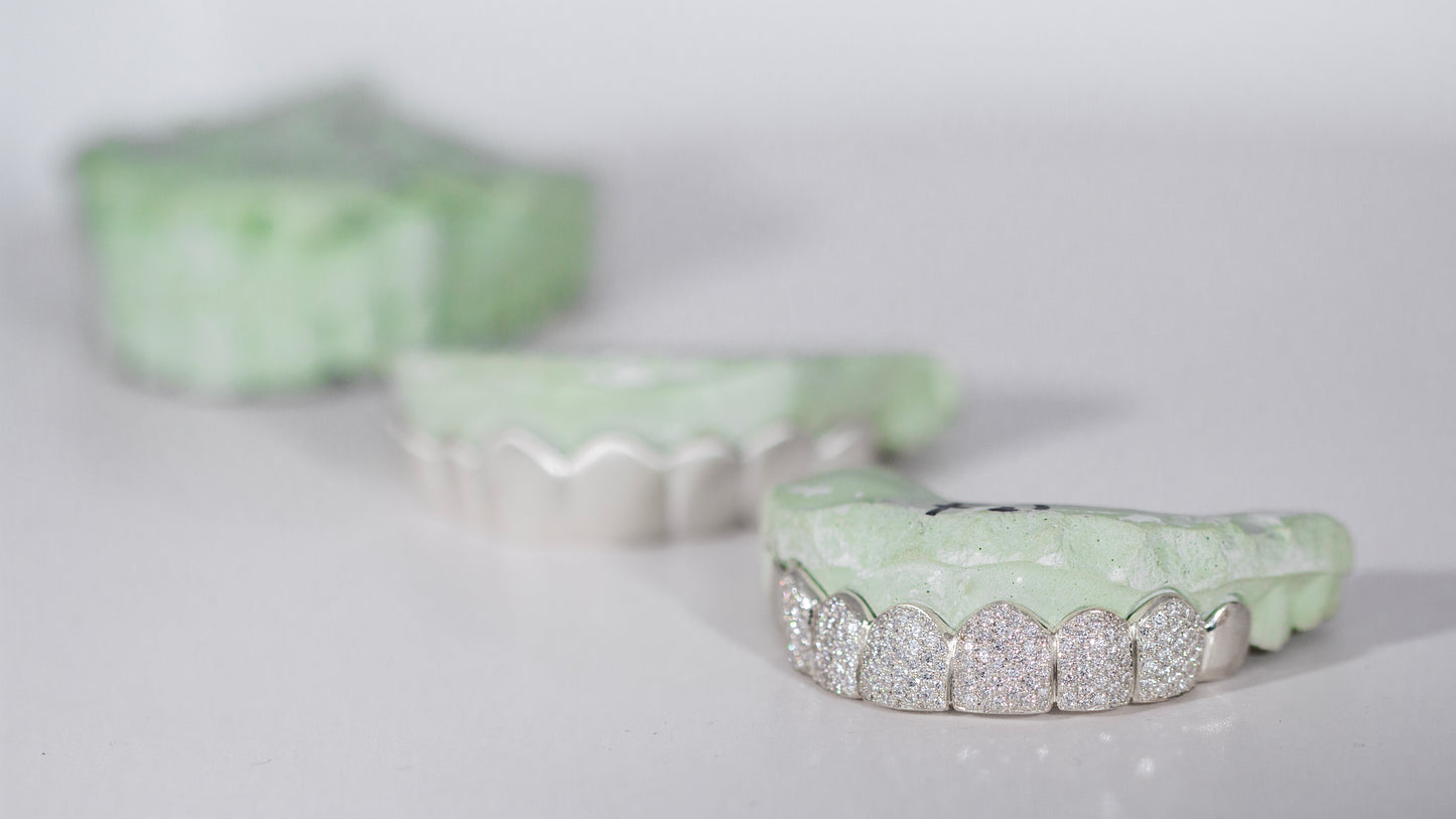 End Cap VVS Moissanite Diamond Grillz