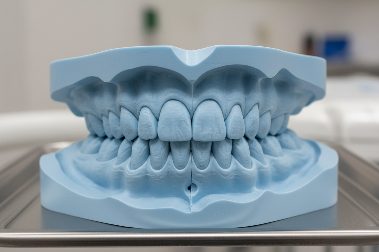 make impression teeth mold